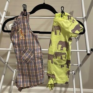 Shortall romper bundle 6-9m